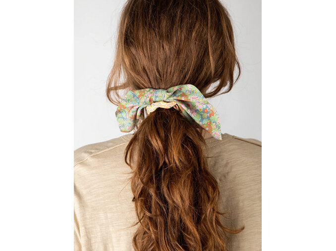 MIXED PRINT TIE SCRUNCHIE