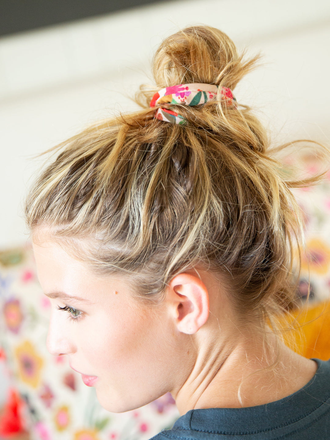 S/3 Scrunchies Floral