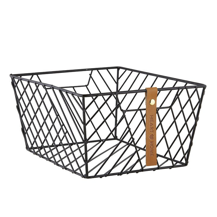 Wire Baskets - Gratitude - Black - Rectangle
