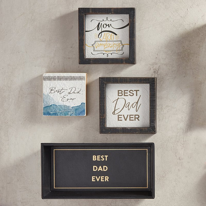 It Is Well - Tabletop Plaque - Best Dad Ever