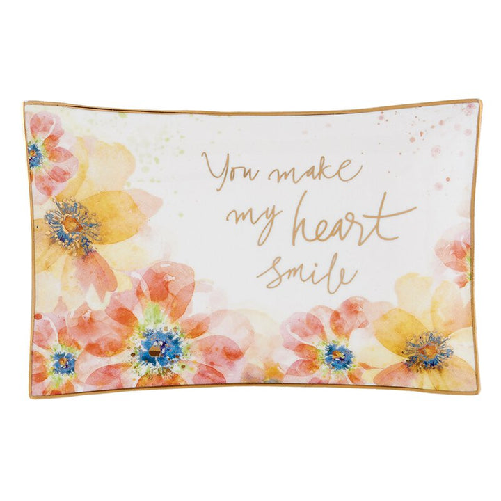 Trinket Tray - Summer Fields - Heart Smile