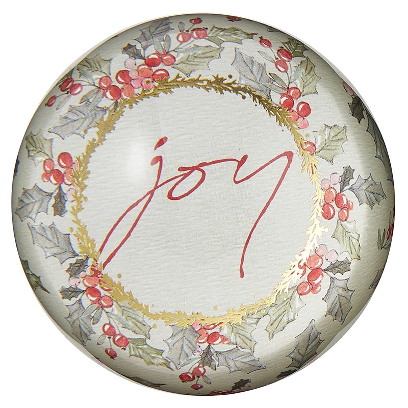 Glass Paperweight Dome- Joy