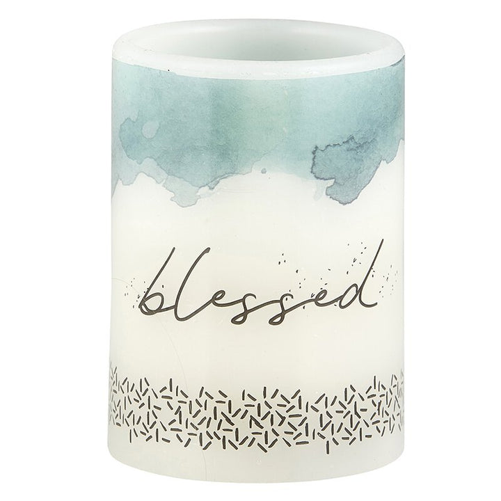 LED Candle - Small - Blessed