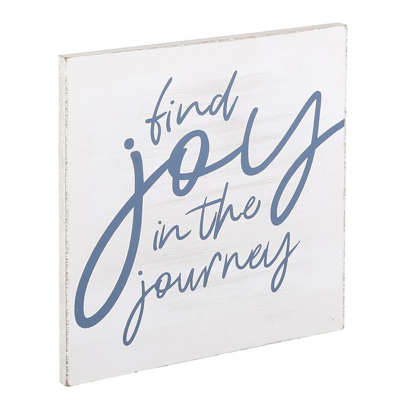 Wall Décor - Wooden Plaque - Find Joy in the Journey