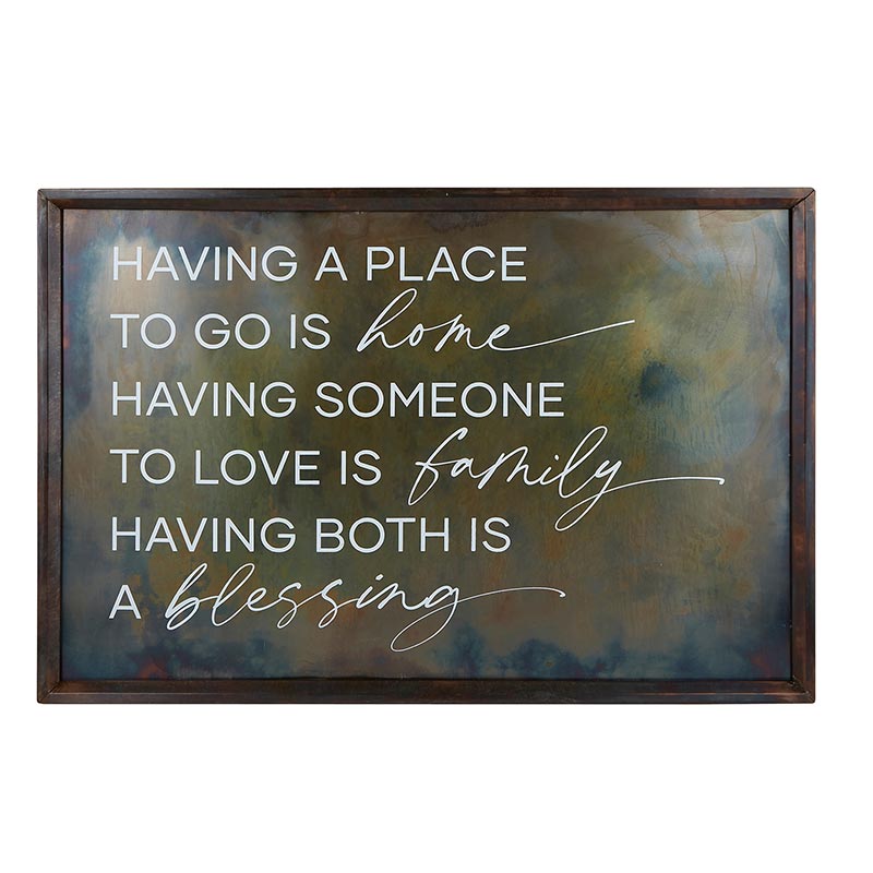 Wall Décor - Large Metal Wall Art - Home