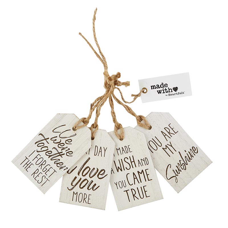 Wood Tag Set Sunshine