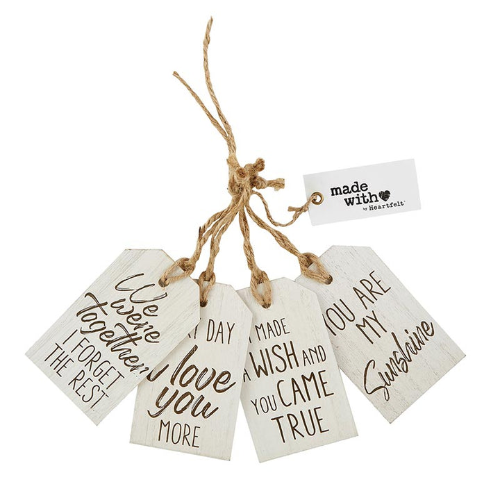 Wood Tag Set Sunshine