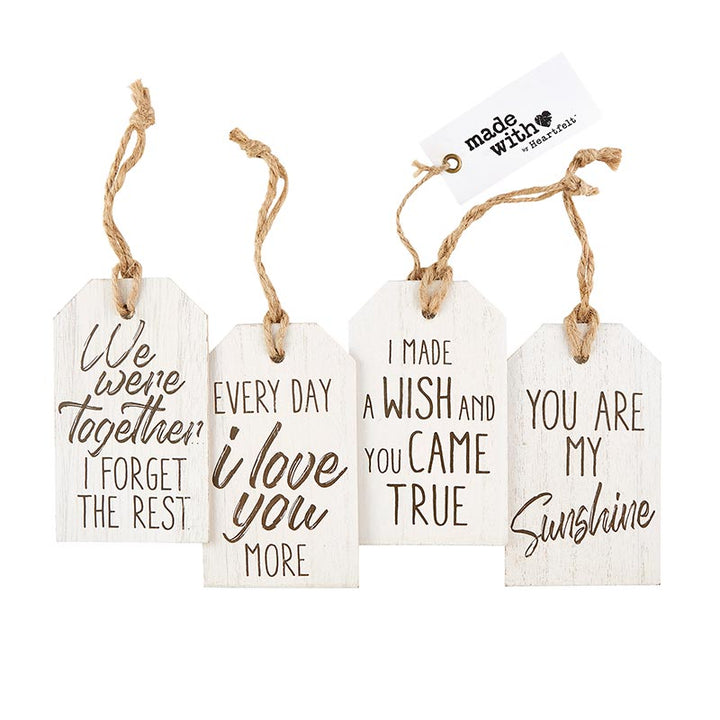Wood Tag Set Sunshine