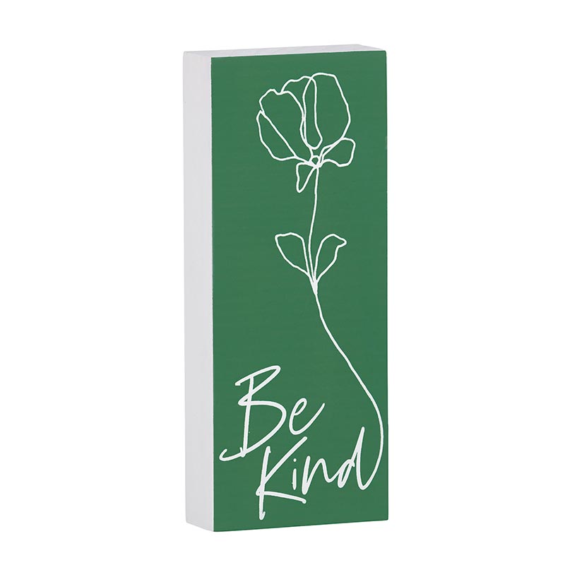 Tabletop Décor Vertical Block - Be Kind