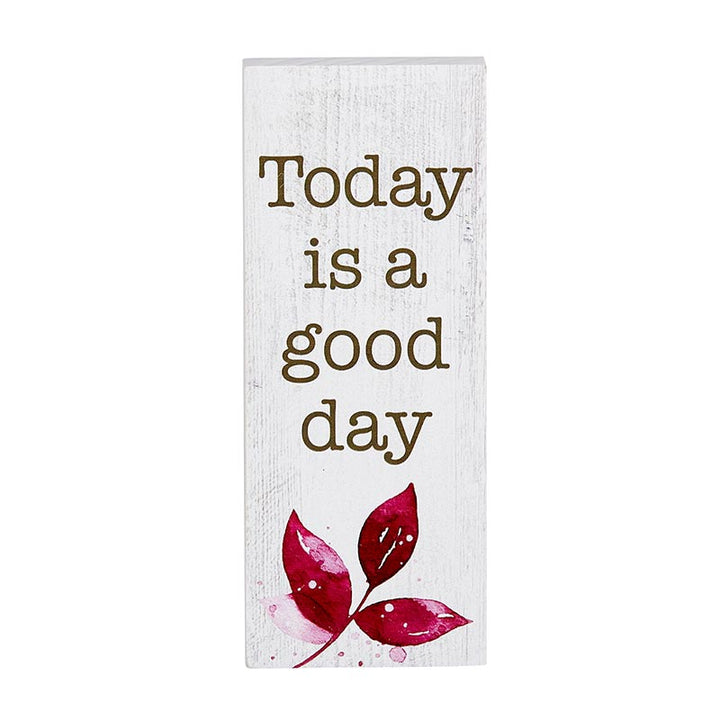 Tabletop Décor Vertical Block - Today is a Good Day