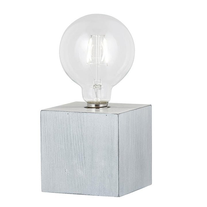 Edison Lamp-White Wash