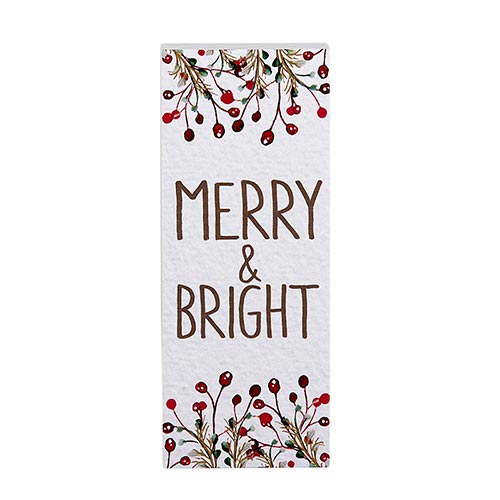 Tabletop Décor Vertical Block - Merry and Bright