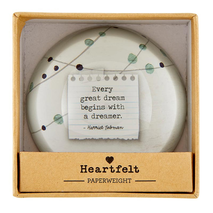 Glass Paperweight Dome -Dreamer