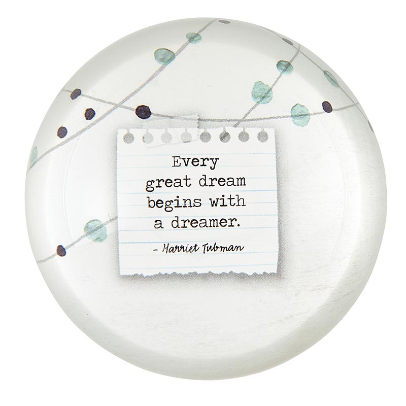 Glass Paperweight Dome -Dreamer