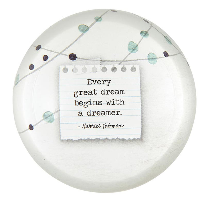 Glass Paperweight Dome -Dreamer