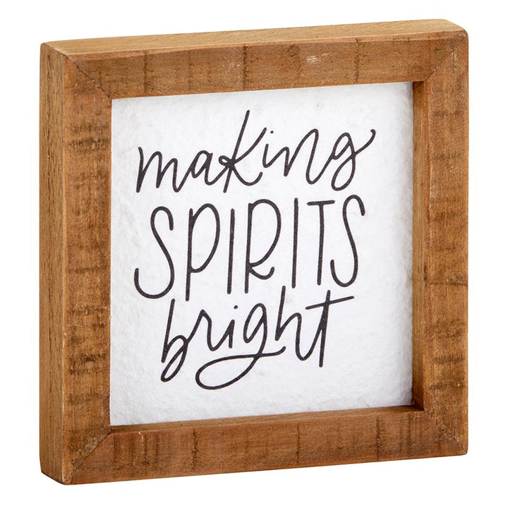 Framed Tabletop - Spirits Bright