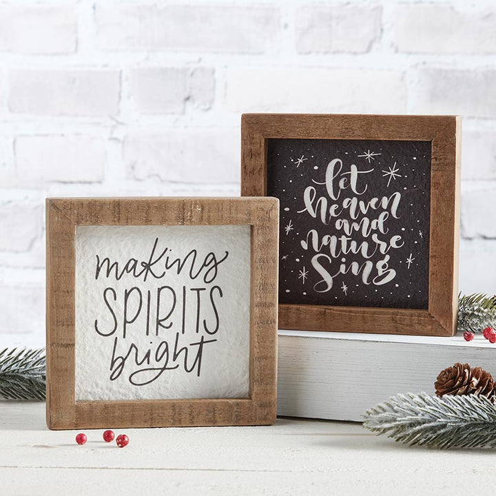 Framed Tabletop - Spirits Bright