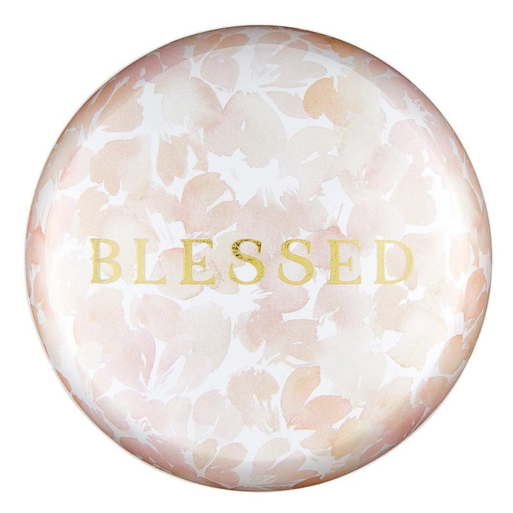 Glass Paperweight Dome-Blessed