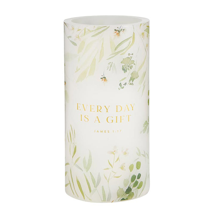 LED Candle - Medium - Every Day is a Gift