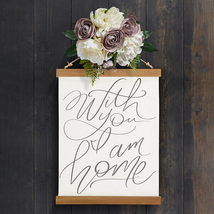 Framed Canvas Banner-I Am Home