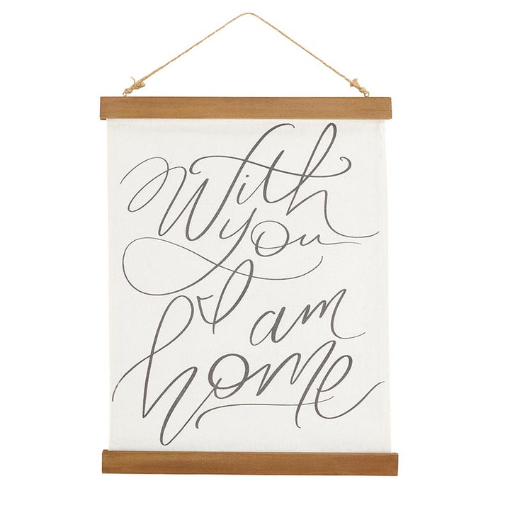 Framed Canvas Banner-I Am Home