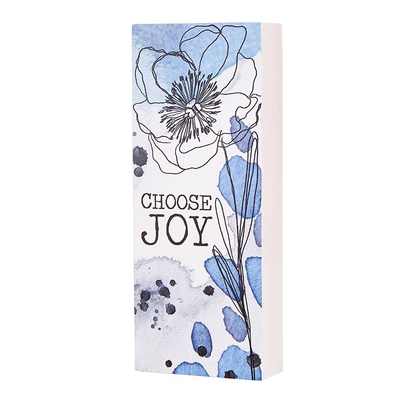 Tabletop Décor Vertical Block - Choose Joy