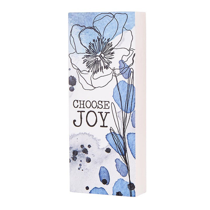 Tabletop Décor Vertical Block - Choose Joy