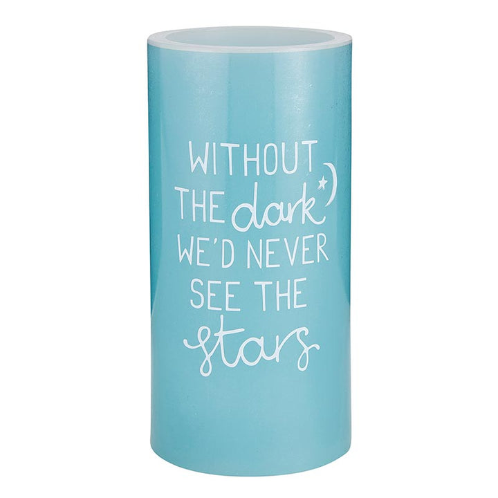 LED Candle - Medium - Stars