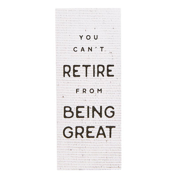 Tabletop Décor Vertical Block - Retire Great