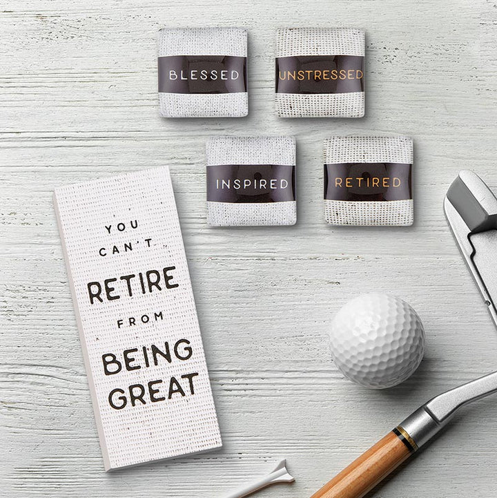 Tabletop Décor Vertical Block - Retire Great