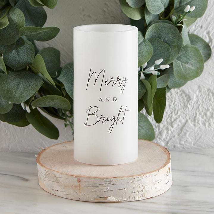 LED Candle MED  - Merry