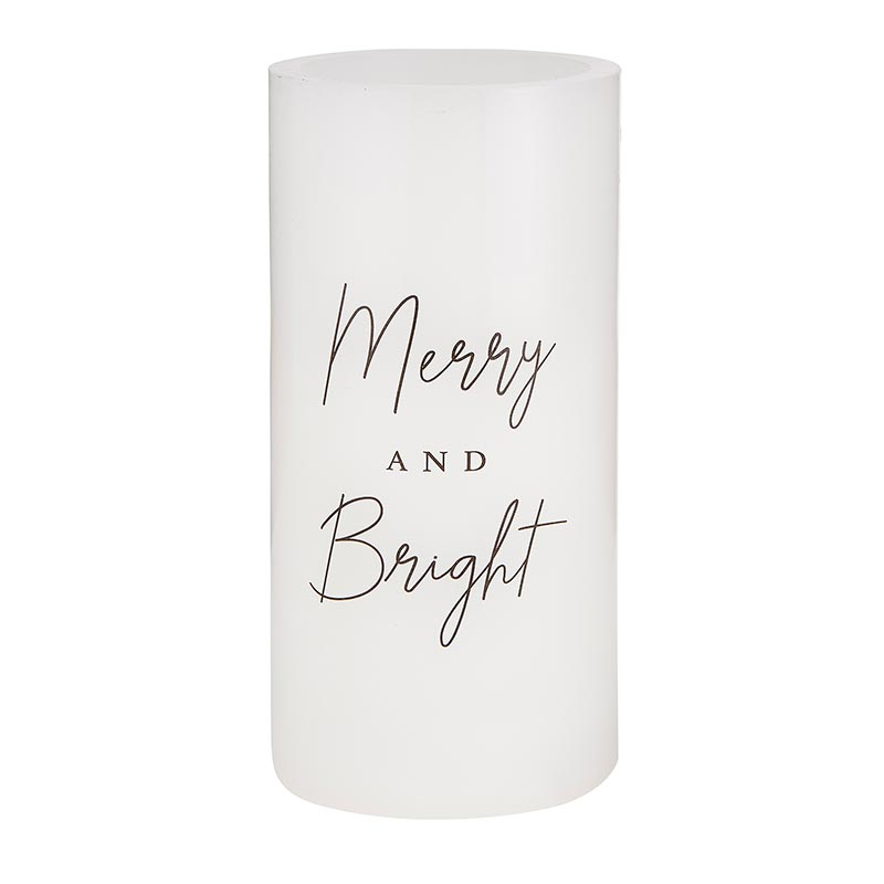 LED Candle MED  - Merry