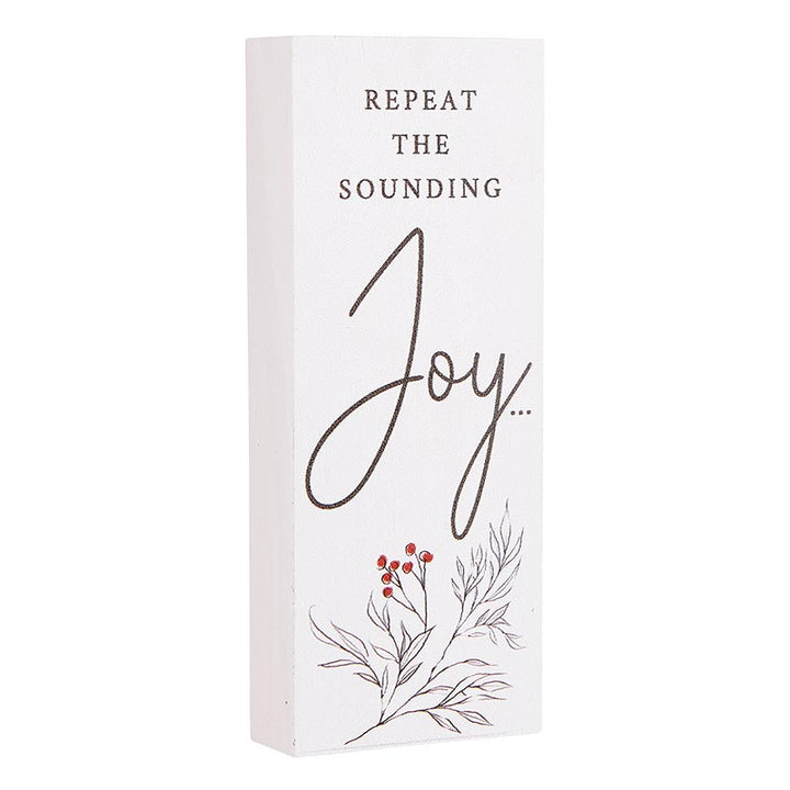 Tabletop Décor Vertical Block  - Sounding Joy