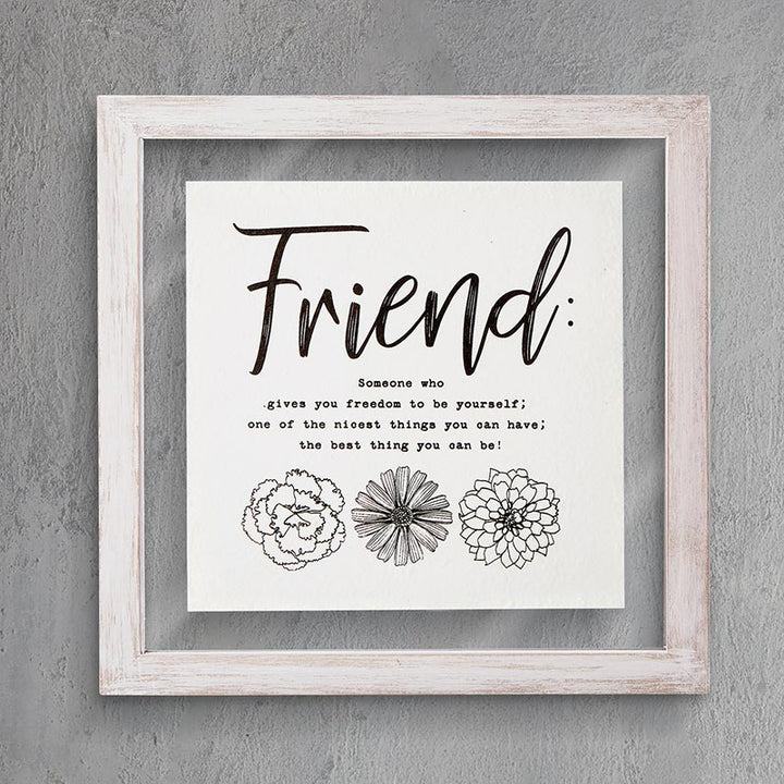 Framed Wall Art - Friend
