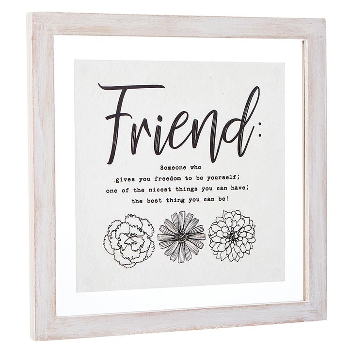 Framed Wall Art - Friend