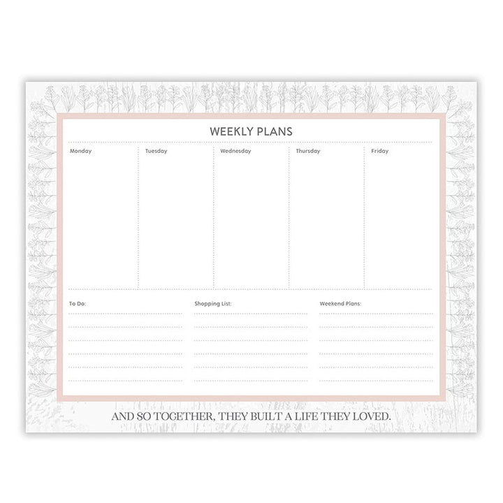 Weekly Planner - And so Together