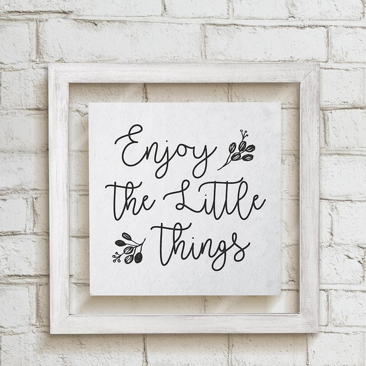 Framed Wall Art - Enjoy The