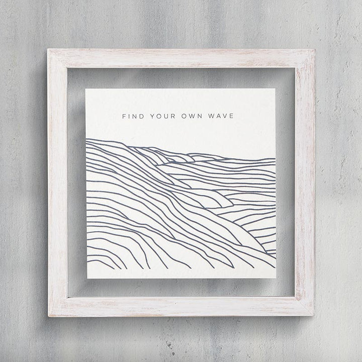 Framed Wall Art - Own Wave