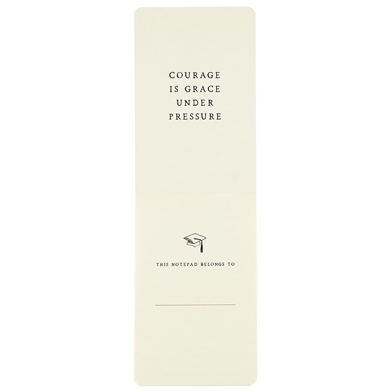 Coptic Notepad - Courage Is