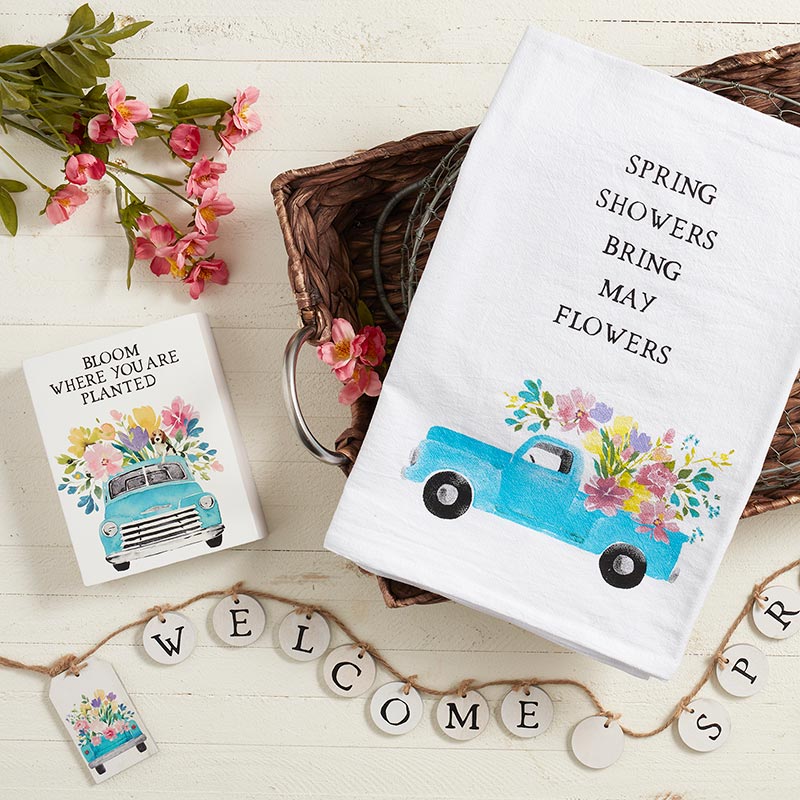 Tea Towel - Spring Flowers