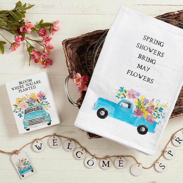 Tea Towel - Spring Flowers