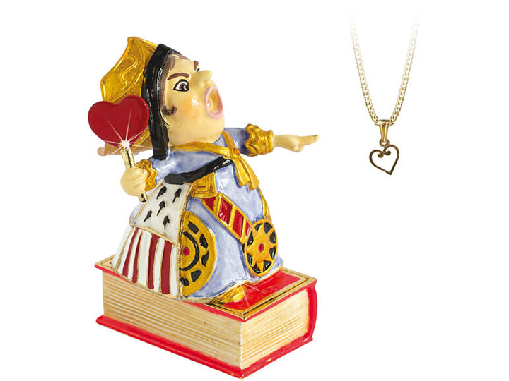 Queen Of Hearts - Cloisonné Collectible, Alice in Wonderland