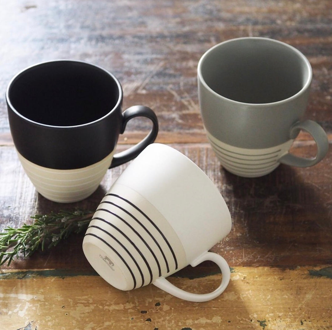 MUG CHARCOAL/CRM 500ML