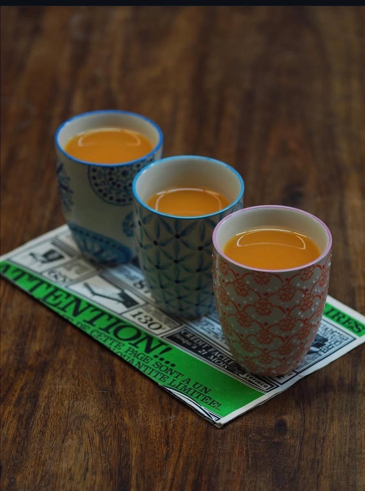 CUP BLUE FLORA