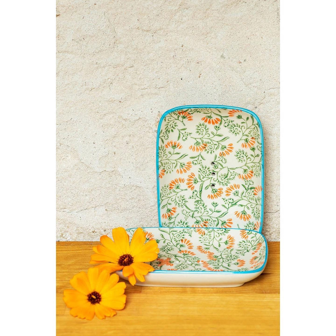 SOAP DISH FLORAL