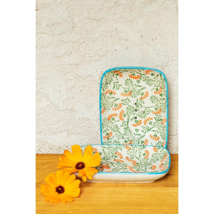SOAP DISH FLORAL