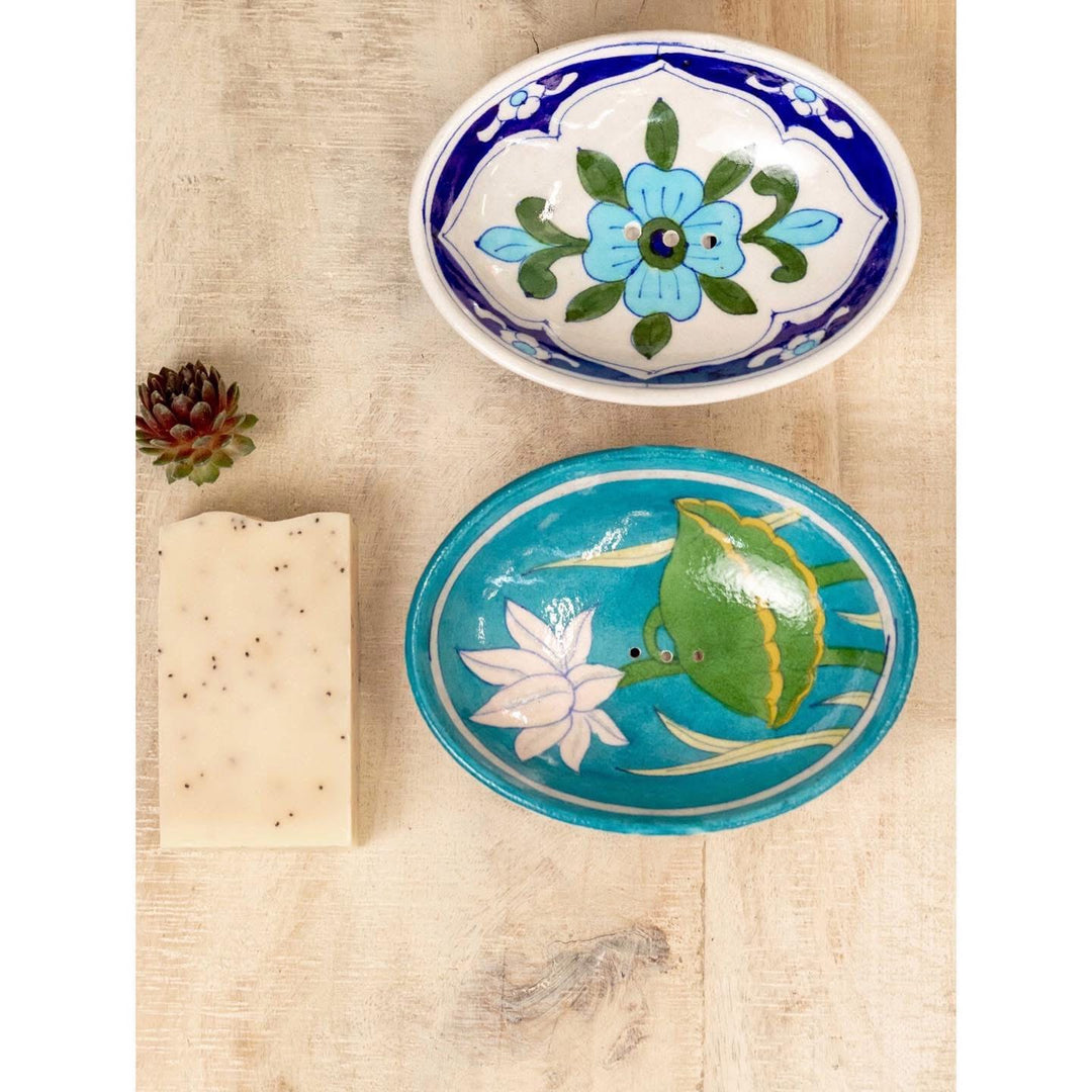 SOAP DISH PINK LILY