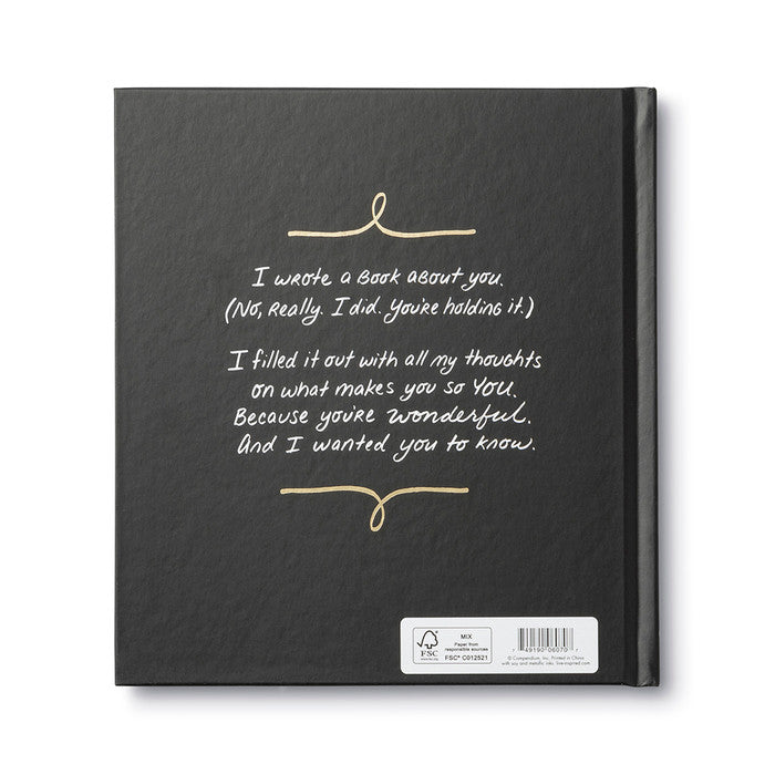 GIFT BOOK I WROTE A BOOK ABOUT YOU