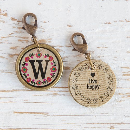 CHARM RESIN JUNK MARKET INITIAL "W"