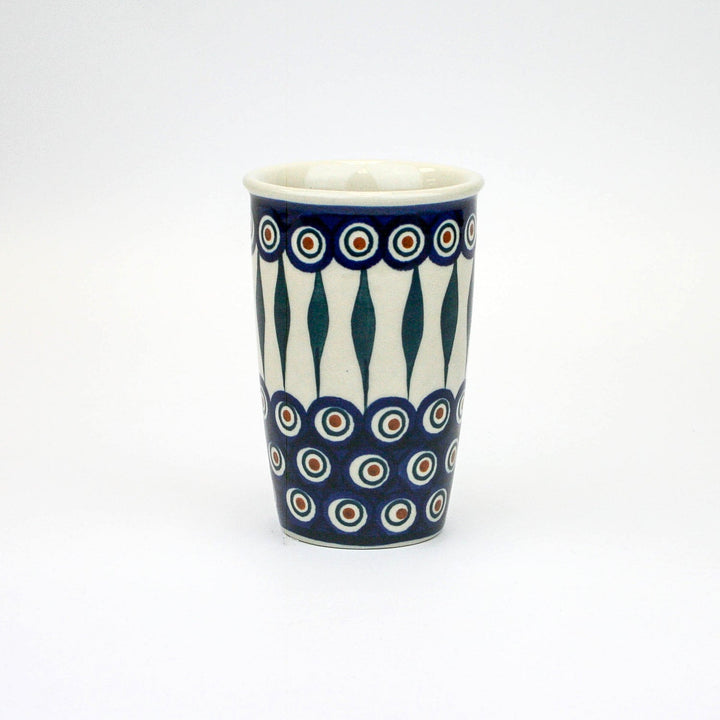 TRAVEL MUG PEACOCK EYE